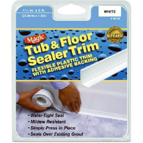 Achieve a professional-looking bathroom with the magic peeling technology for tub caulk strips.